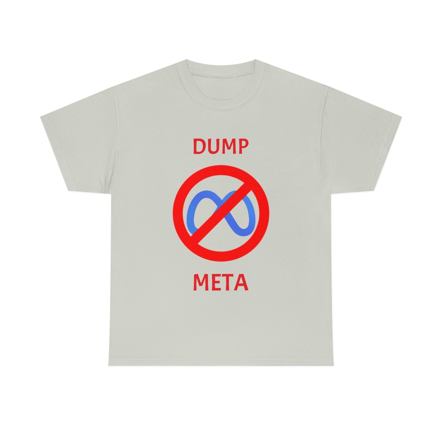 "Dump META" & "Don't Ban My TikTok" Double-Sided T-Shirt