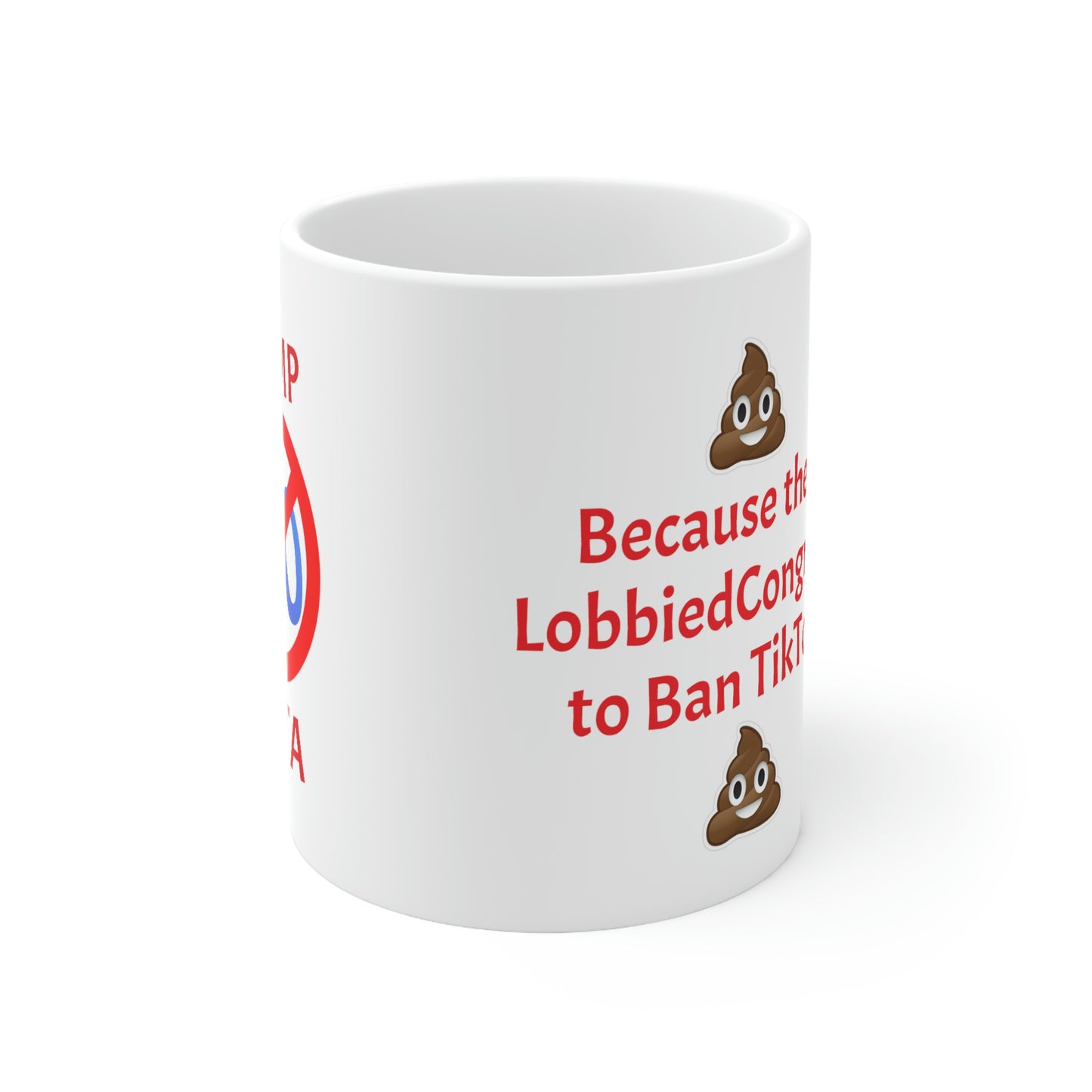 Dump Meta: The Bold Statement Ceramic 11oz Mug for Free Speech Advocates