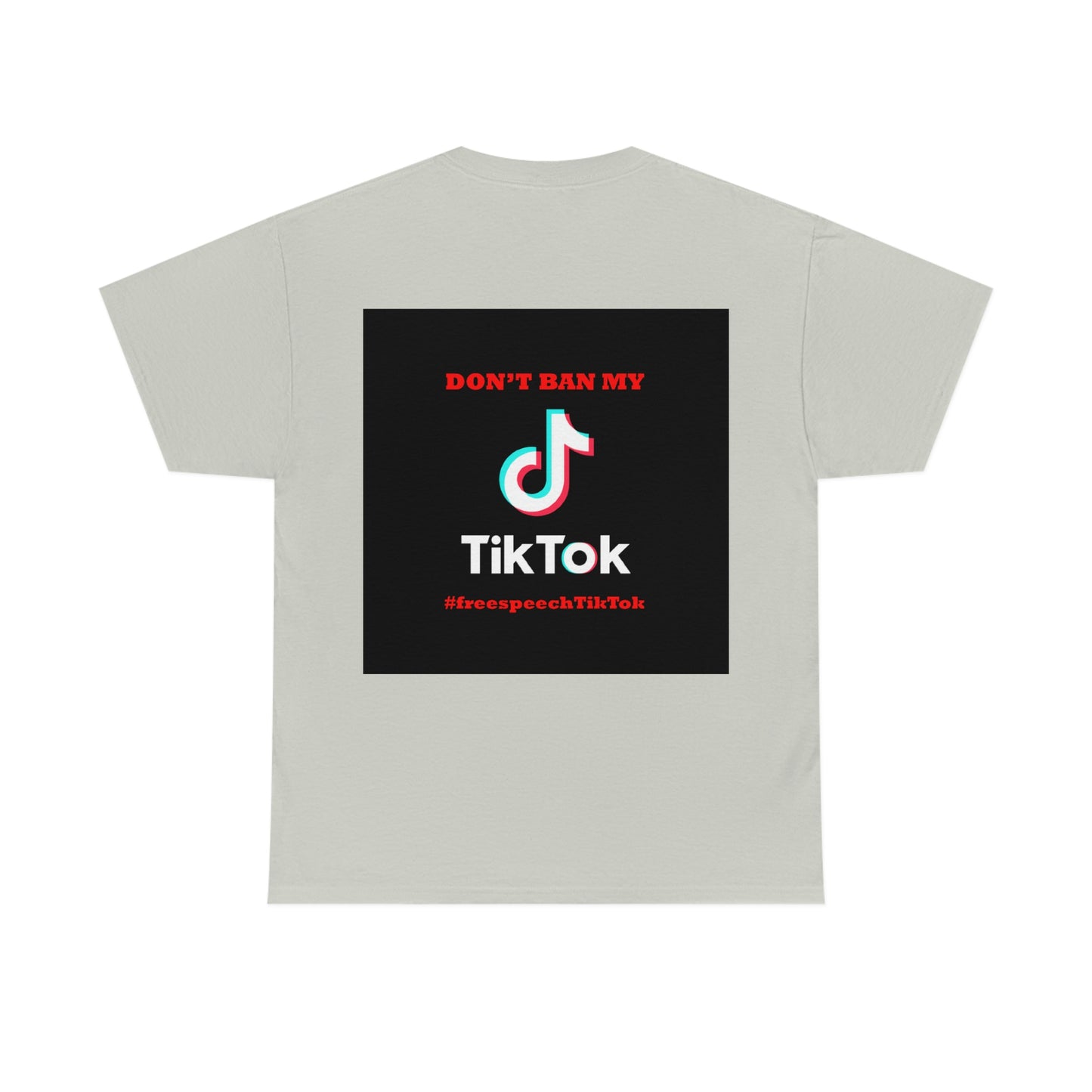 "Dump META" & "Don't Ban My TikTok" Double-Sided T-Shirt