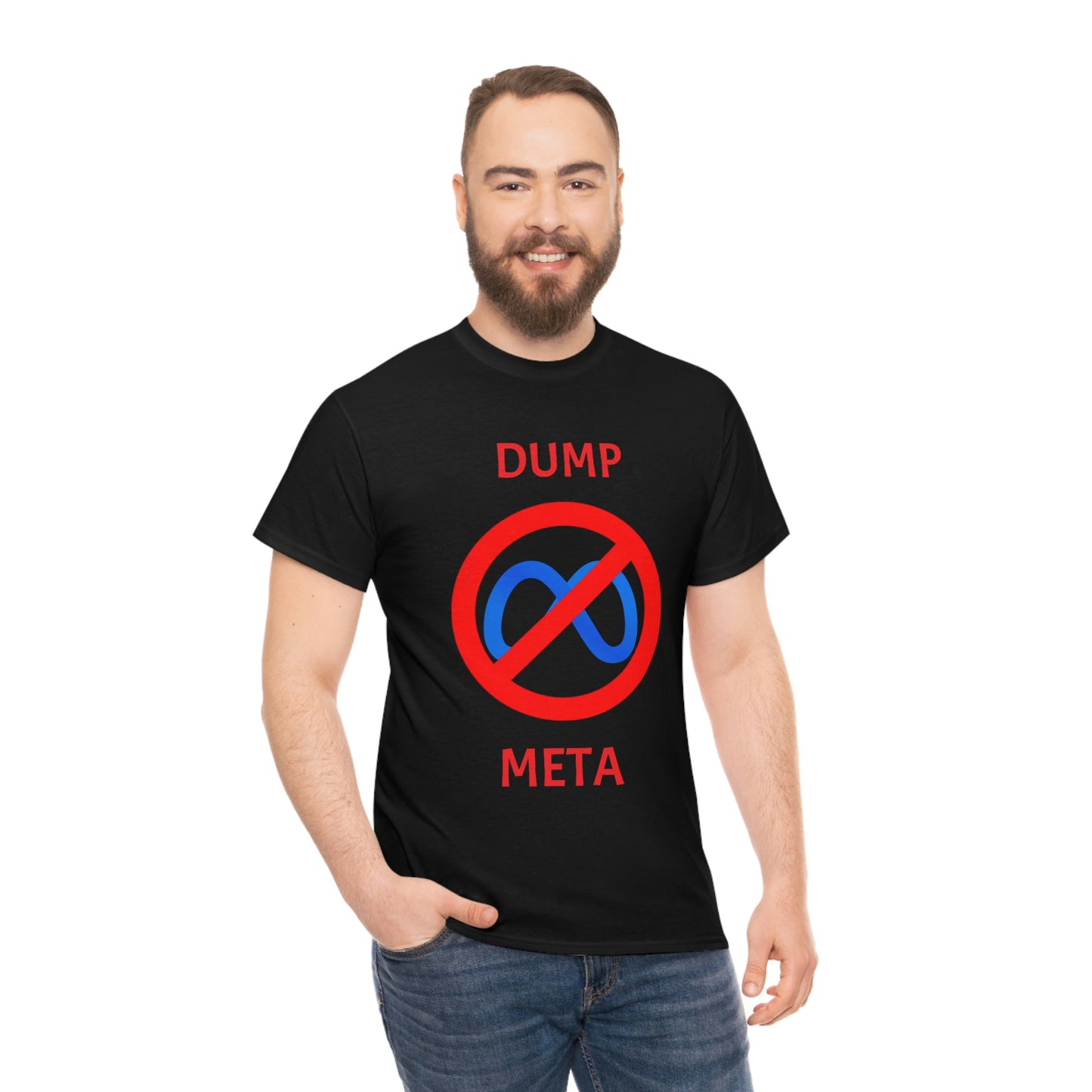 "Dump META" & "Don't Ban My TikTok" Double-Sided T-Shirt