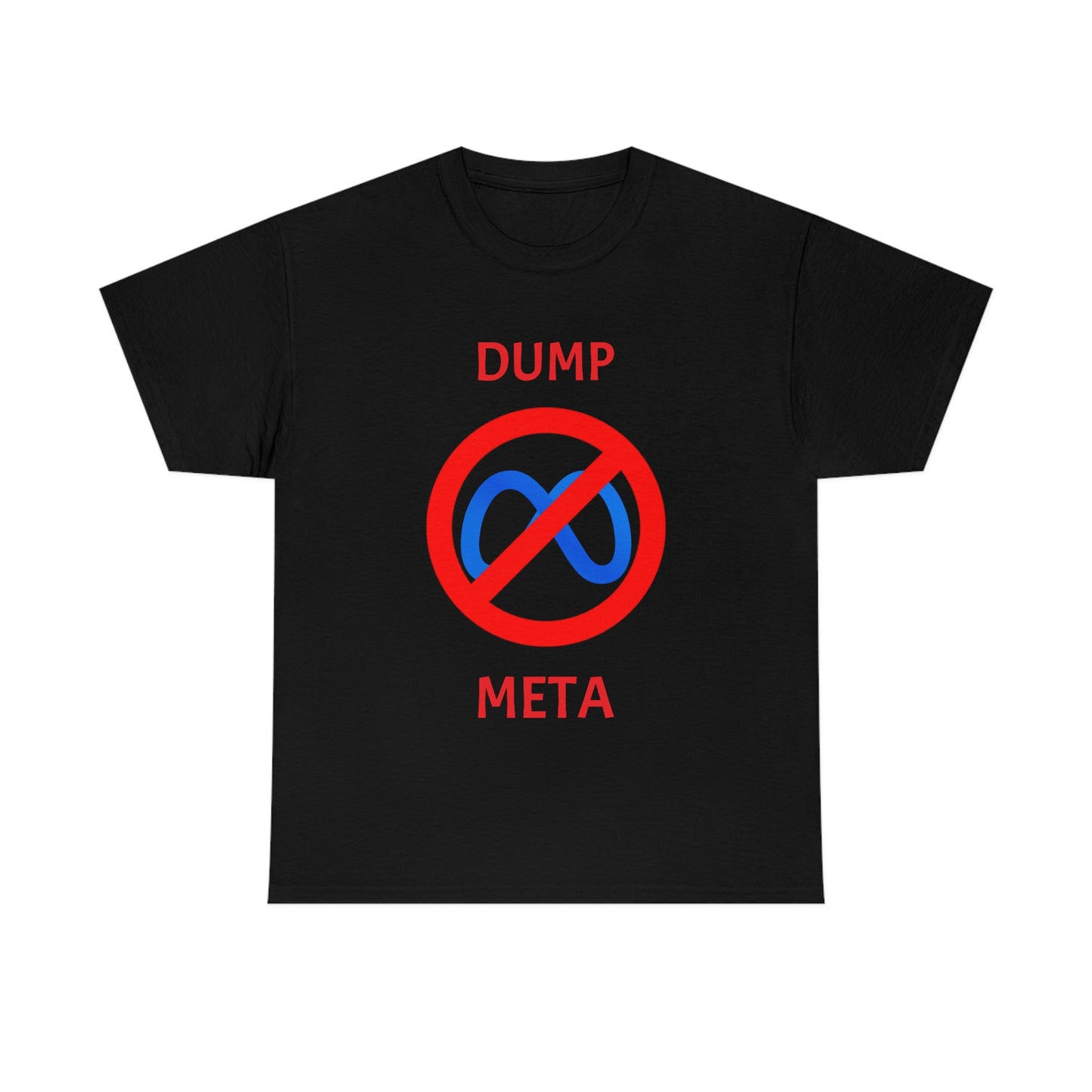 "Dump META" & "Don't Ban My TikTok" Double-Sided T-Shirt