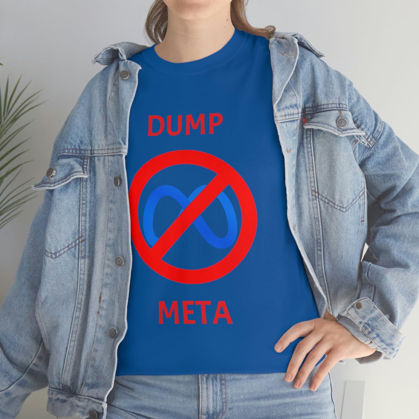 "Dump META" & "Don't Ban My TikTok" Double-Sided T-Shirt