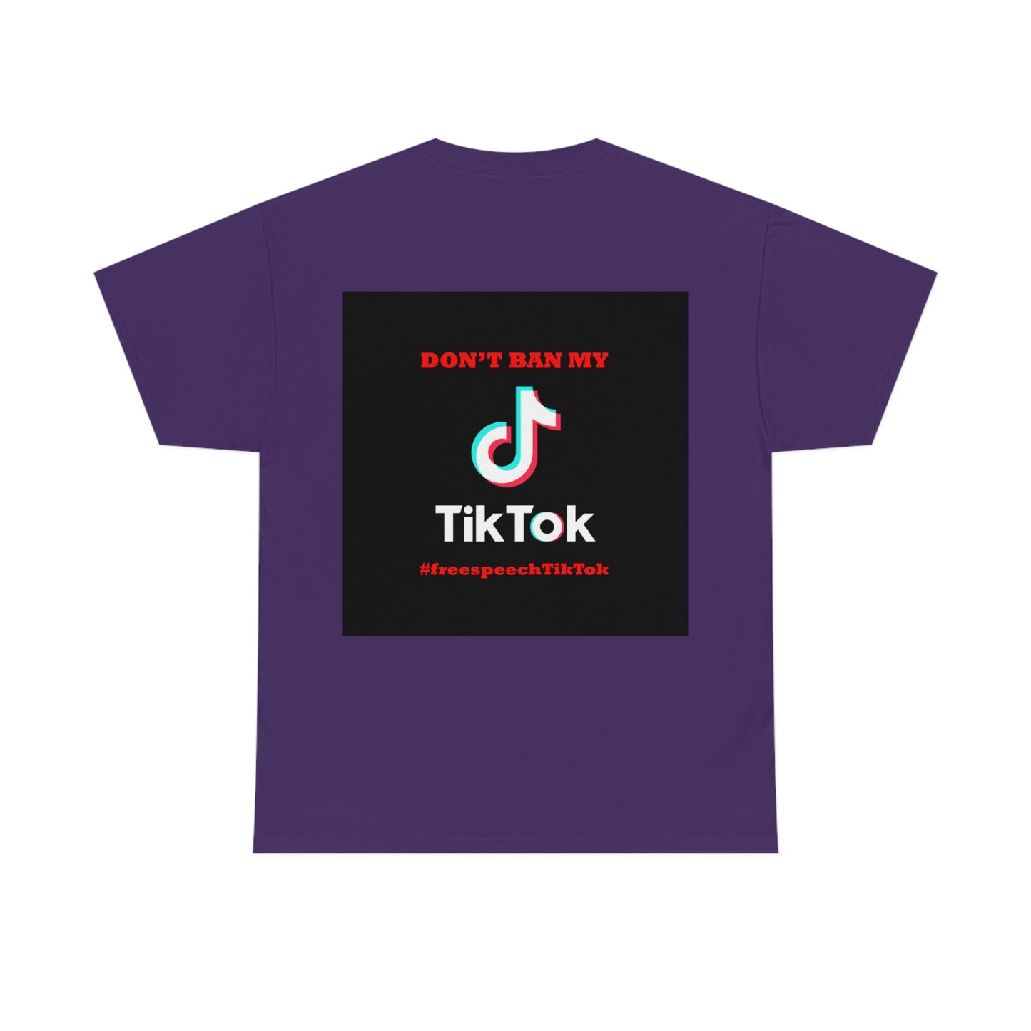 "Dump META" & "Don't Ban My TikTok" Double-Sided T-Shirt