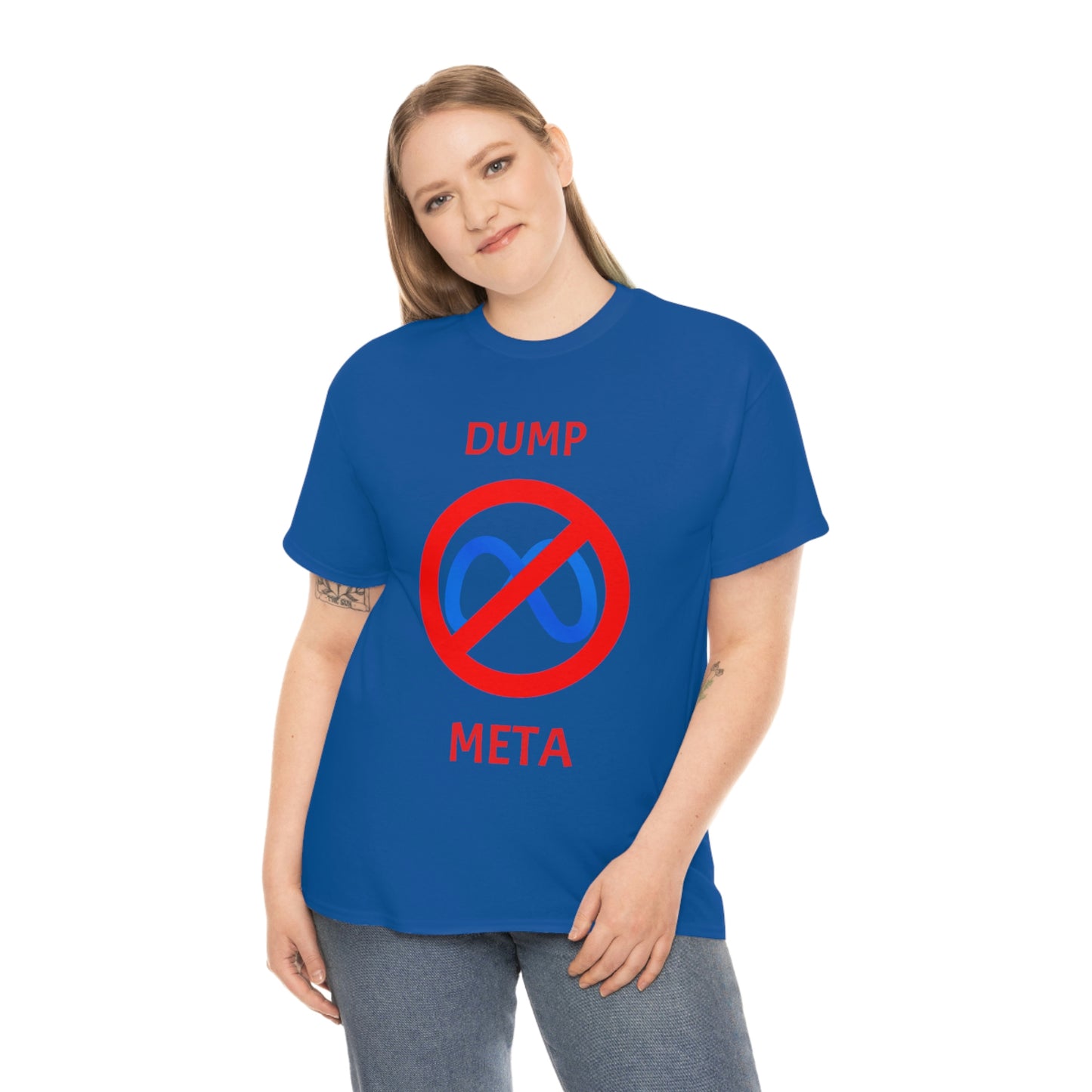 "Dump META" & "Don't Ban My TikTok" Double-Sided T-Shirt