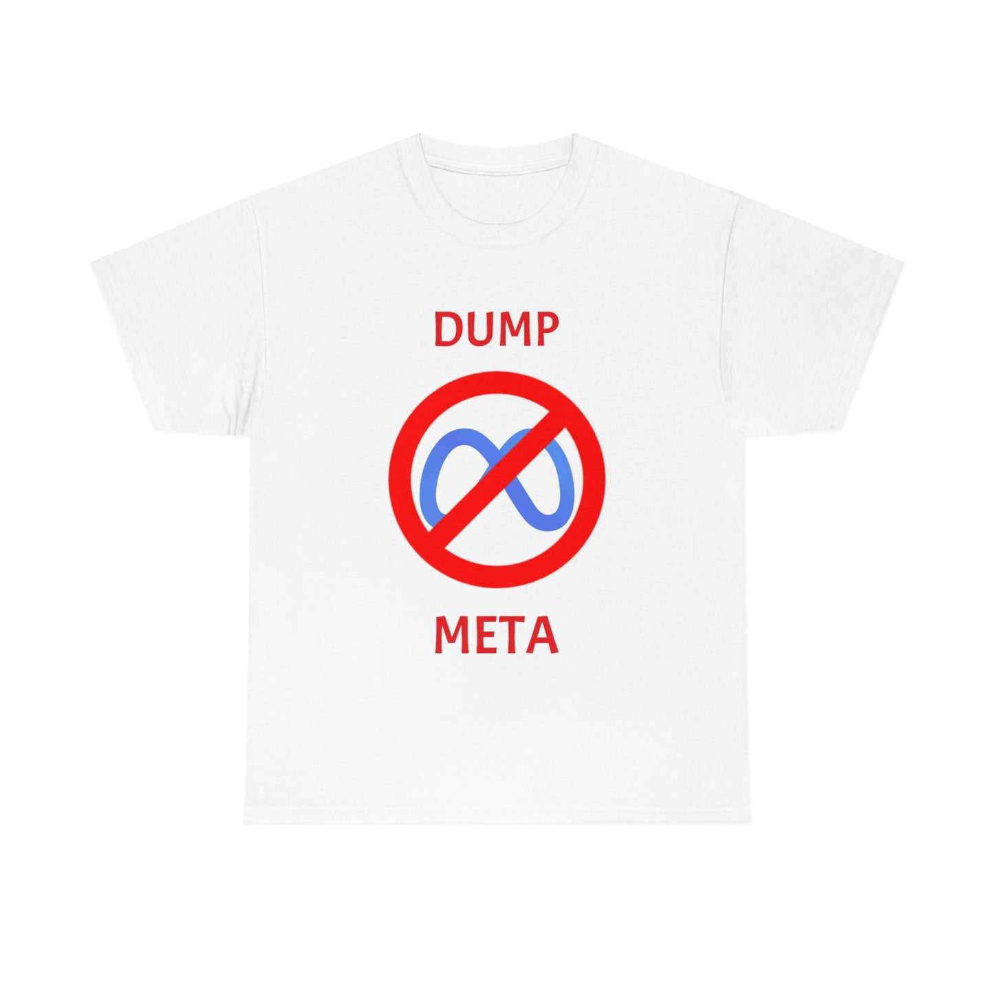 "Dump META" & "Don't Ban My TikTok" Double-Sided T-Shirt