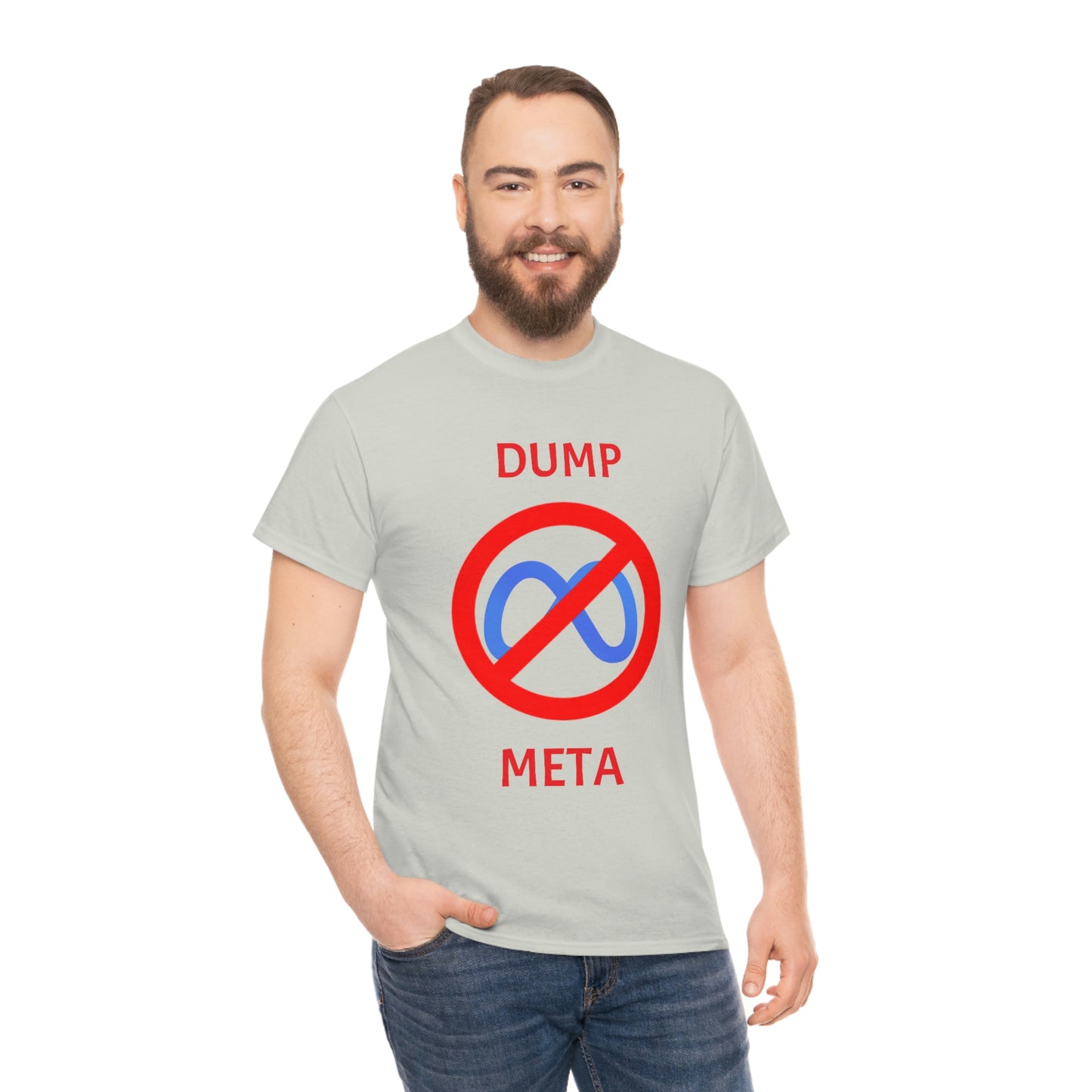 "Dump META" & "Don't Ban My TikTok" Double-Sided T-Shirt