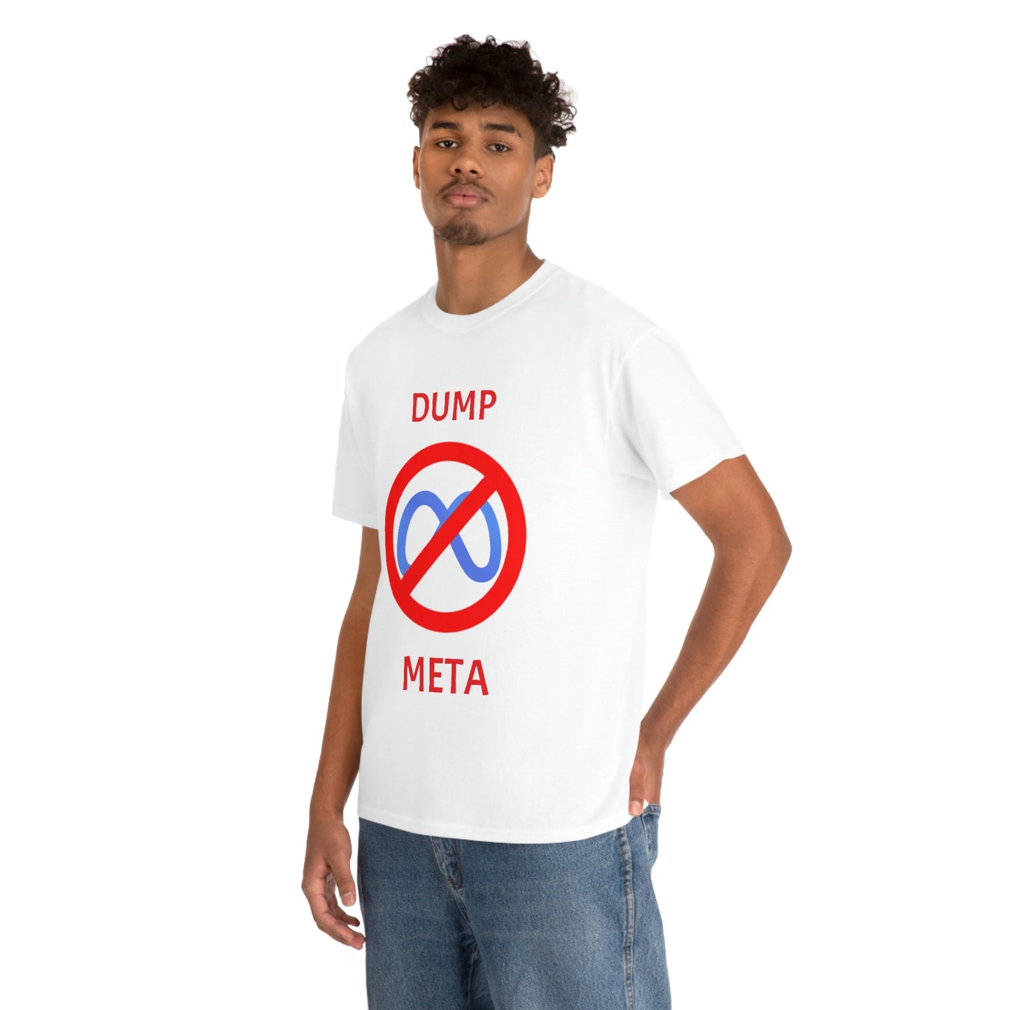 "Dump META" & "Don't Ban My TikTok" Double-Sided T-Shirt