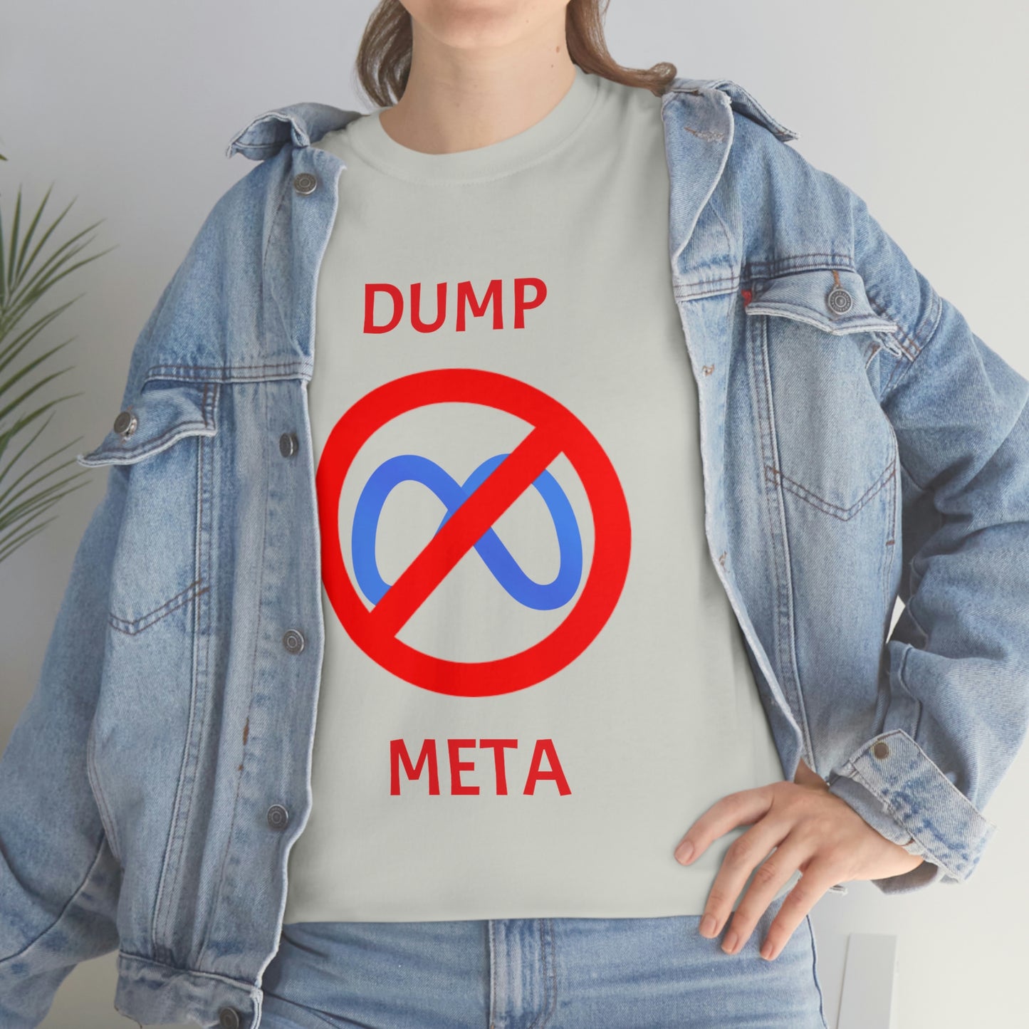 "Dump META" & "Don't Ban My TikTok" Double-Sided T-Shirt