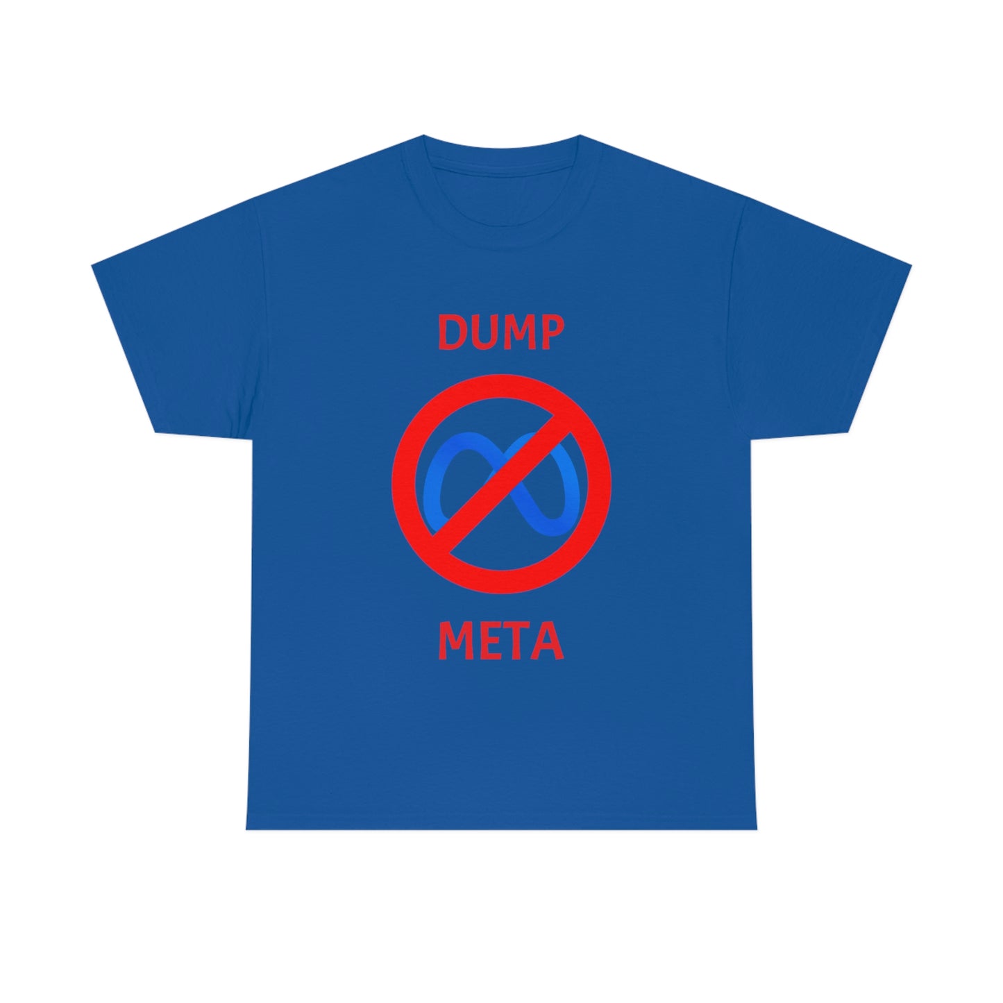 "Dump META" & "Don't Ban My TikTok" Double-Sided T-Shirt