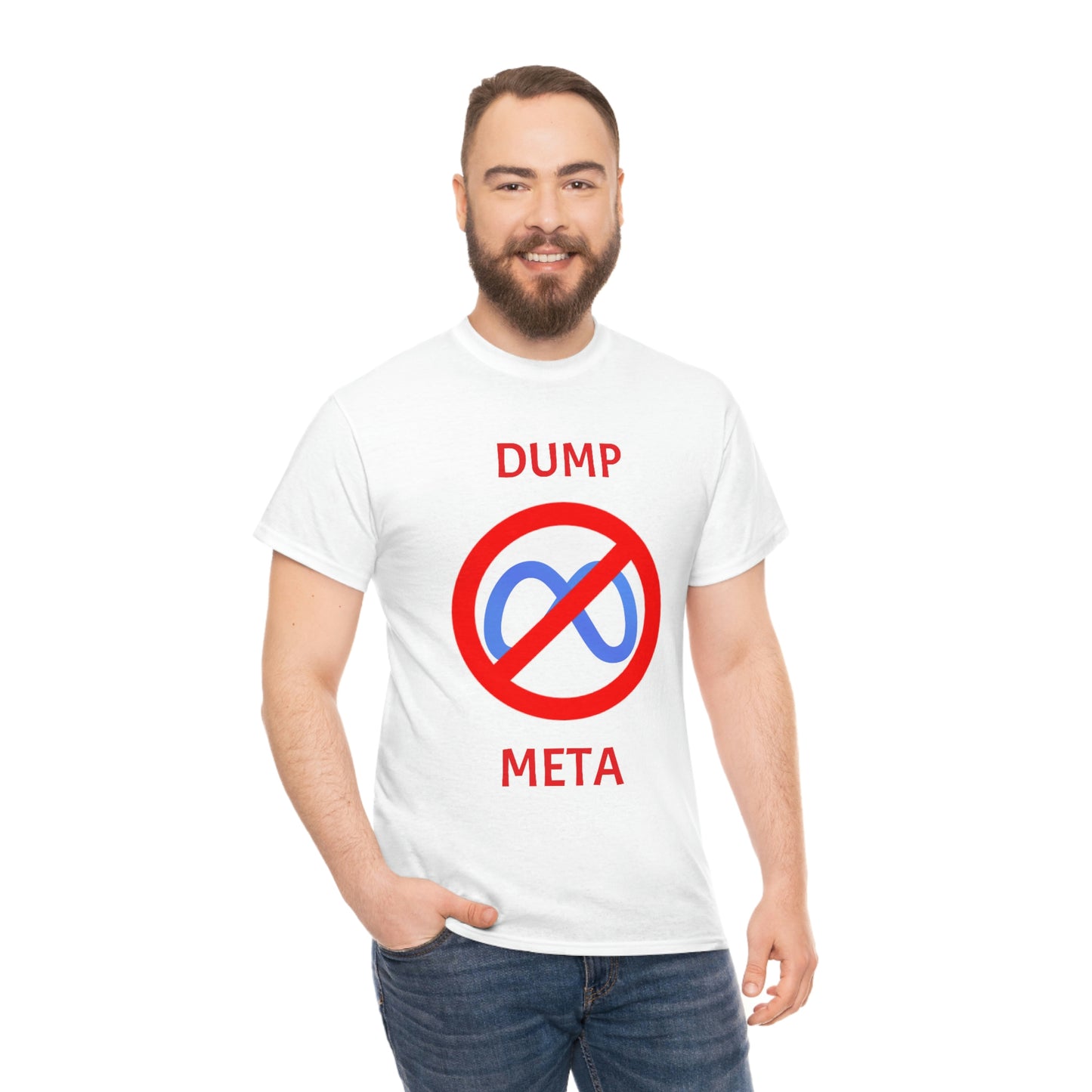 "Dump META" & "Don't Ban My TikTok" Double-Sided T-Shirt