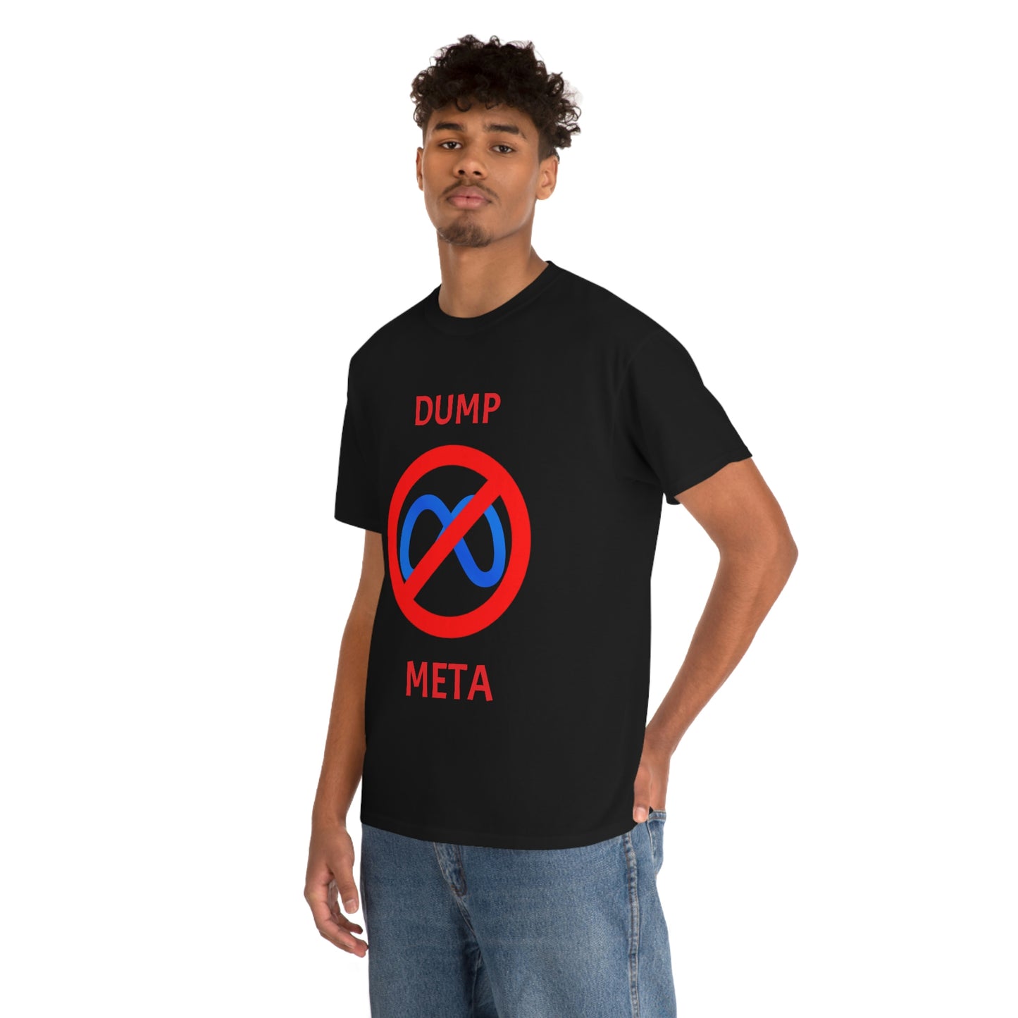 "Dump META" & "Don't Ban My TikTok" Double-Sided T-Shirt