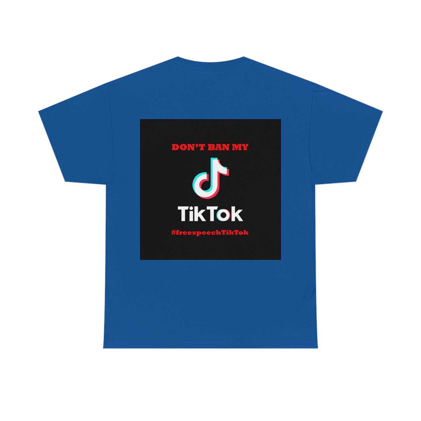 "Dump META" & "Don't Ban My TikTok" Double-Sided T-Shirt