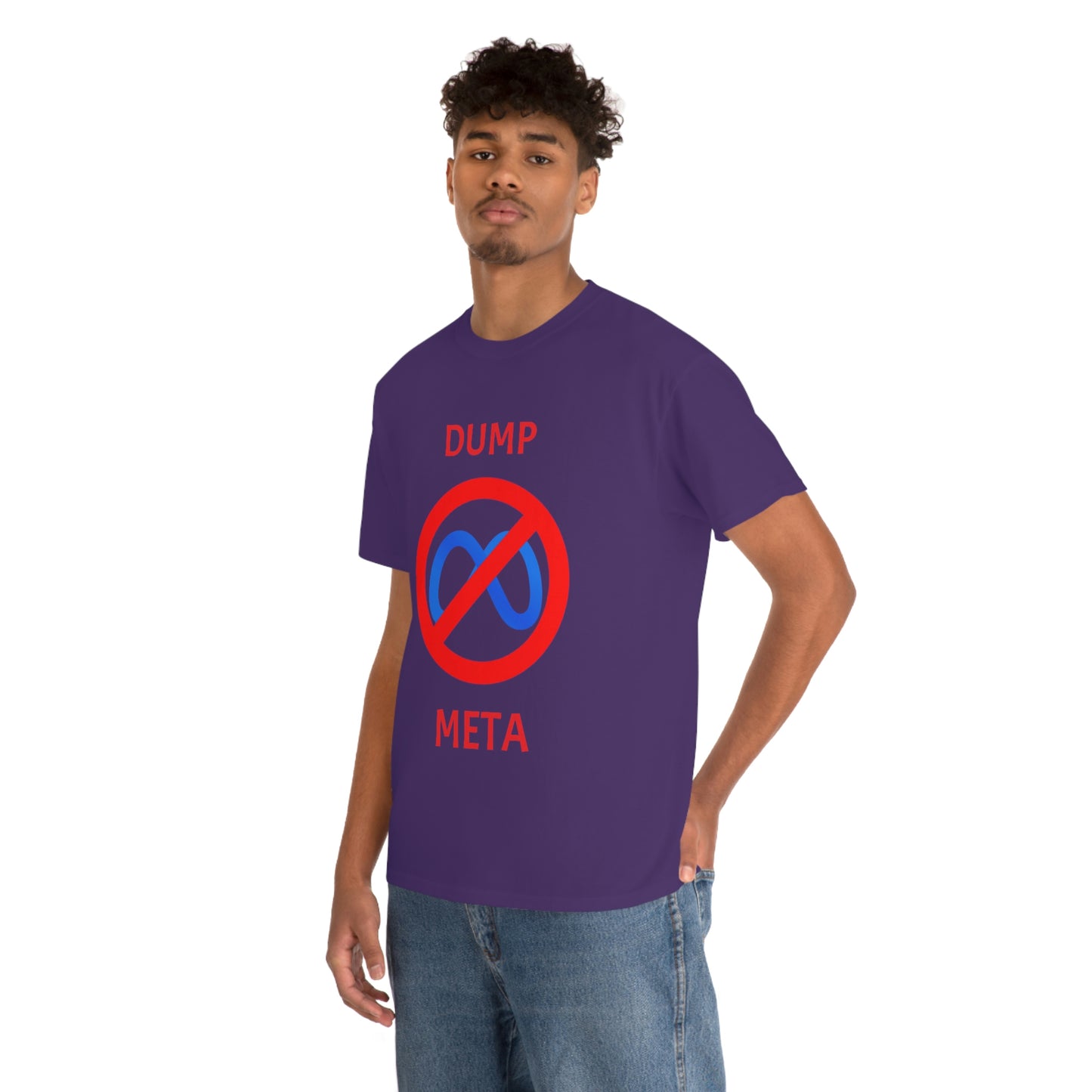 "Dump META" & "Don't Ban My TikTok" Double-Sided T-Shirt