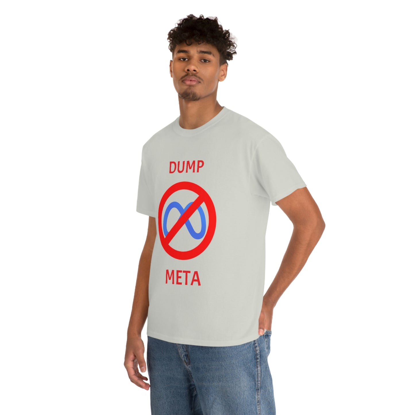 "Dump META" & "Don't Ban My TikTok" Double-Sided T-Shirt