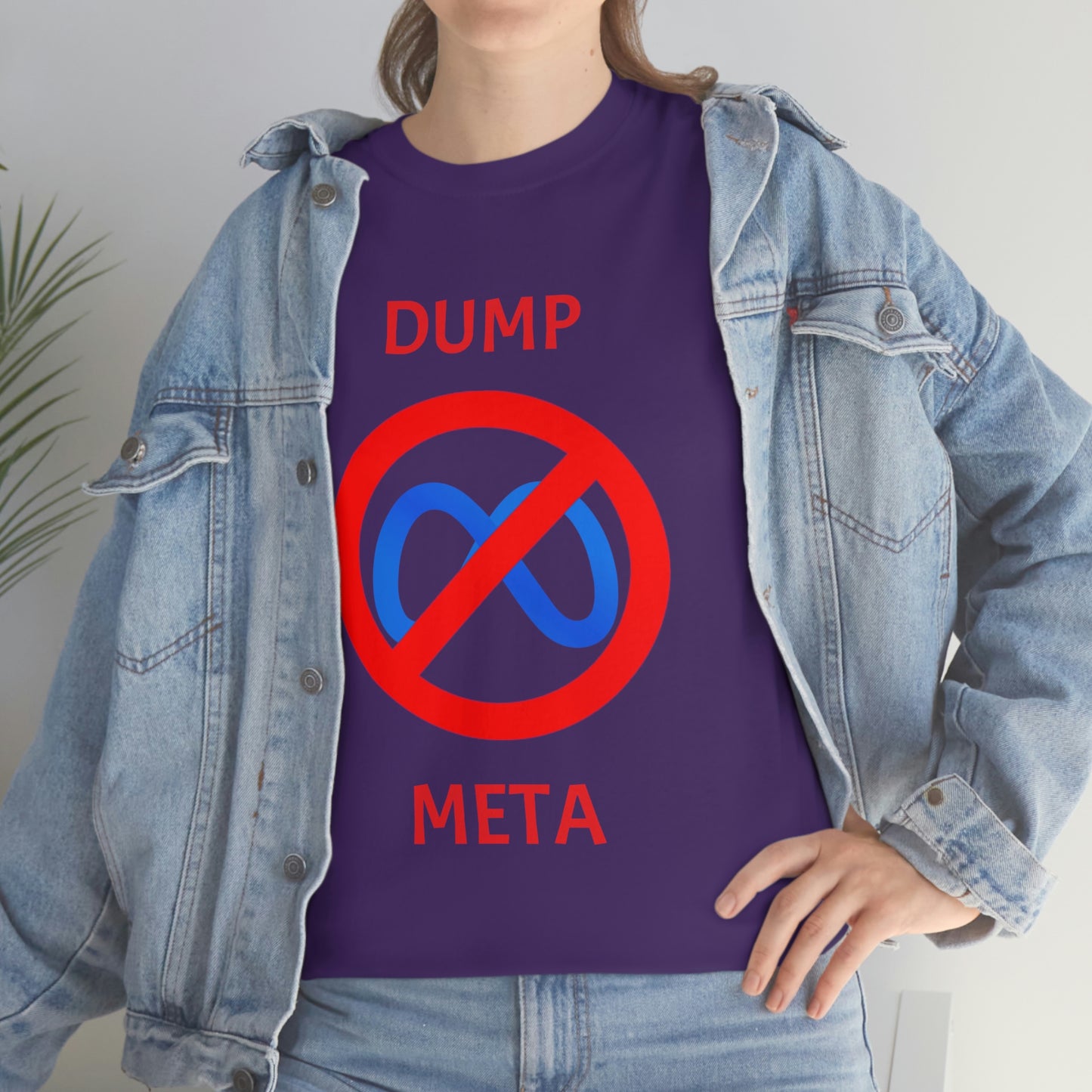 "Dump META" & "Don't Ban My TikTok" Double-Sided T-Shirt