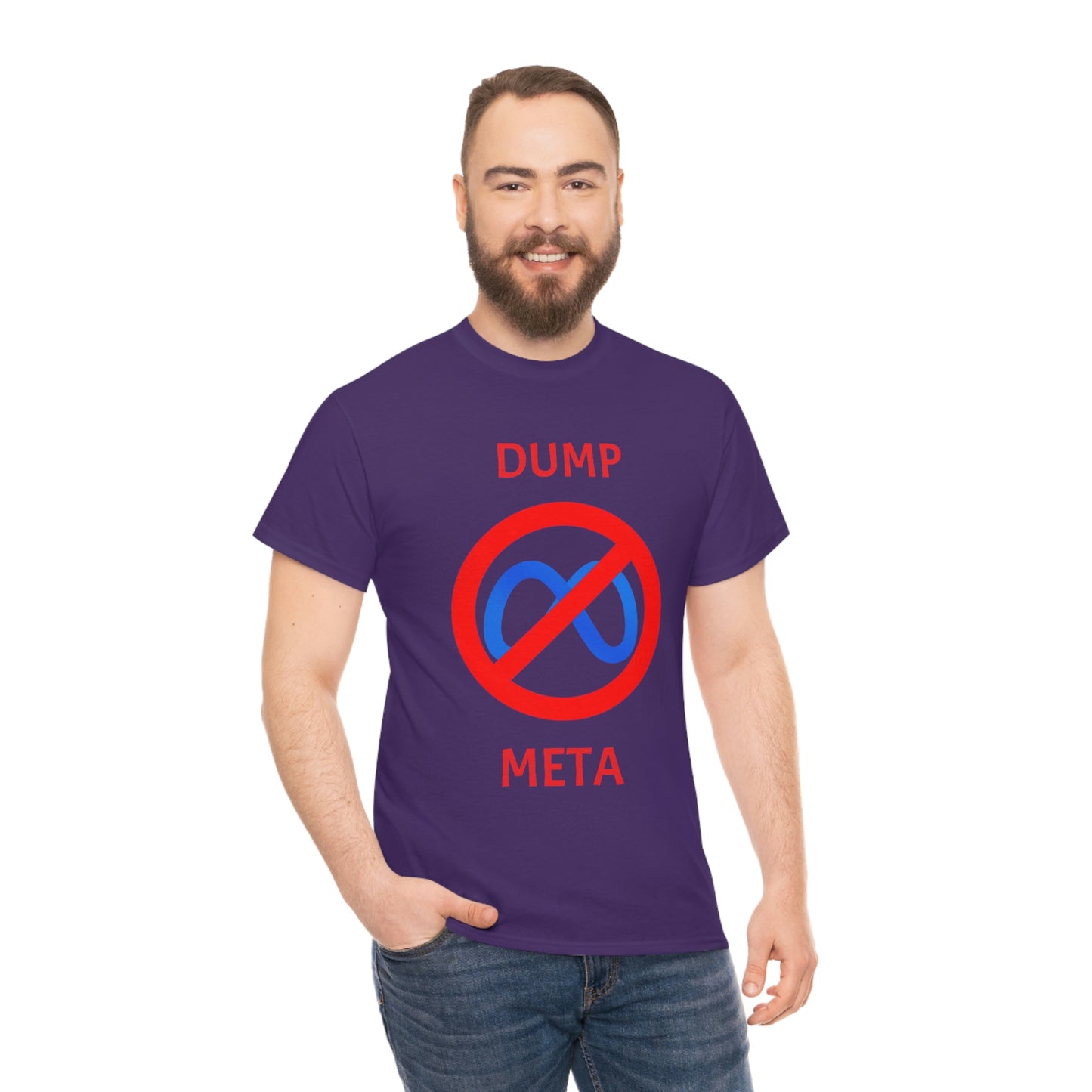 "Dump META" & "Don't Ban My TikTok" Double-Sided T-Shirt